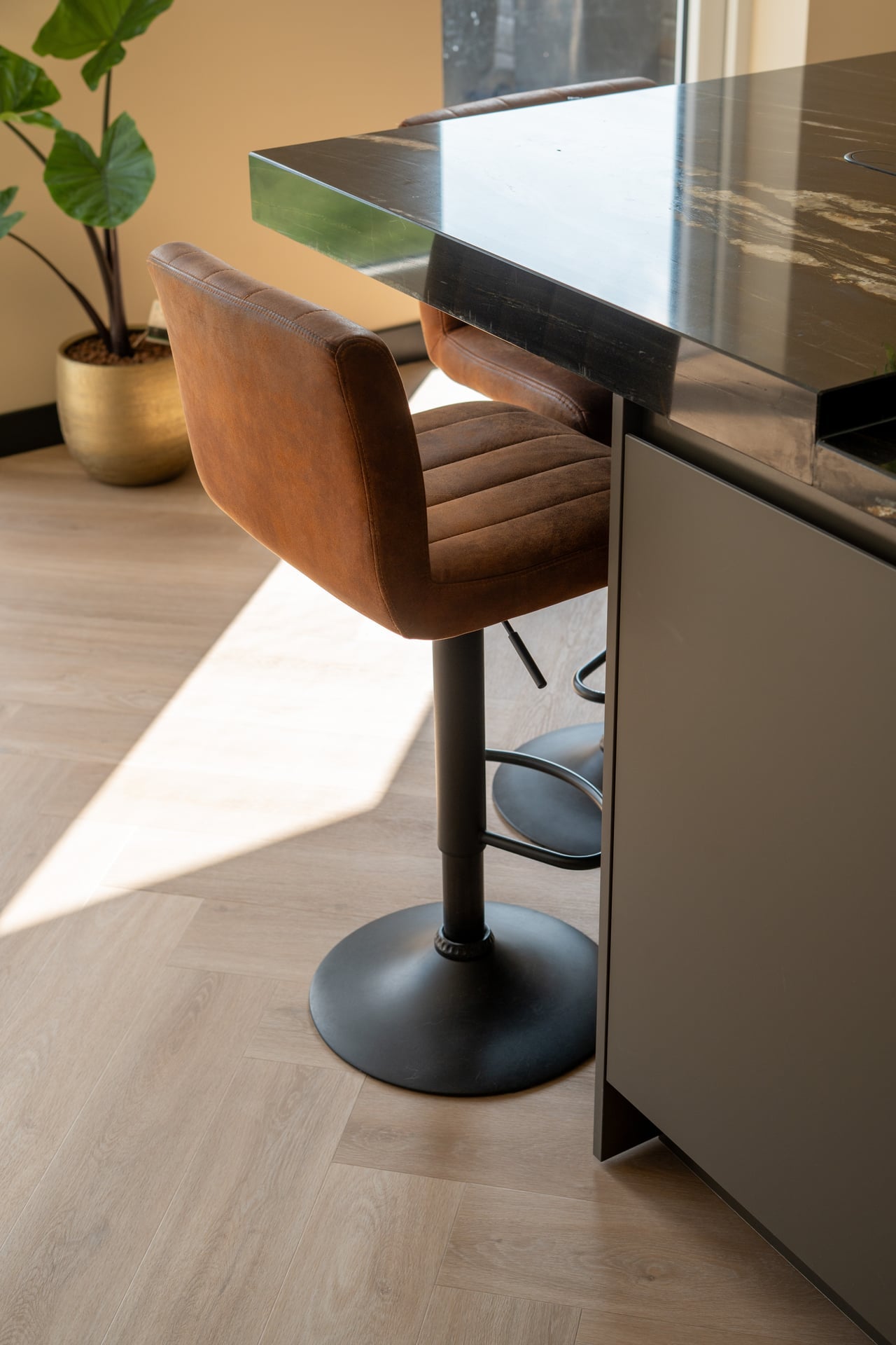 Solza Walvisgraat Plak PVC Como Crème - ULTRAMAT - SLZ-5021