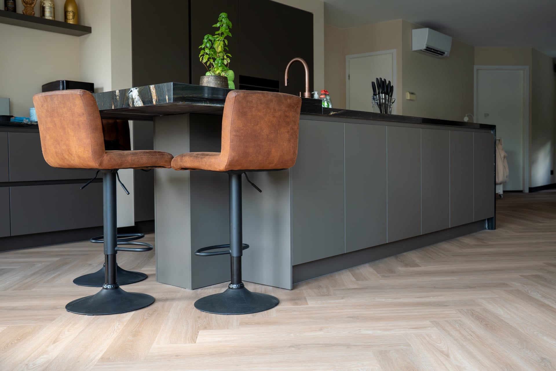 Solza Walvisgraat Plak PVC Como Crème - ULTRAMAT - SLZ-5021