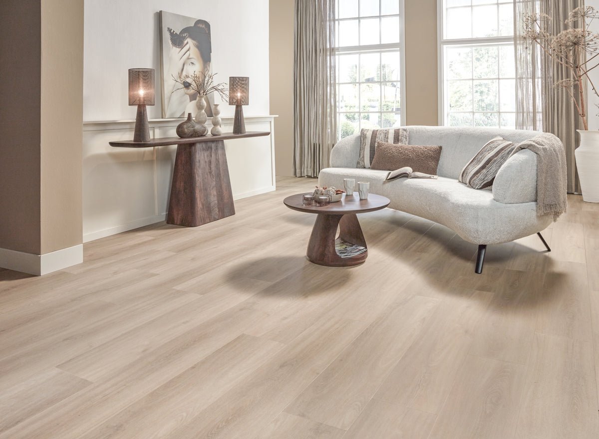 Floer Callantsoog Crème Eiken 2.0 FLR - 3040 - Dorpen Plak PVC - MEGAMAT - Orka Recht - Solza.nl