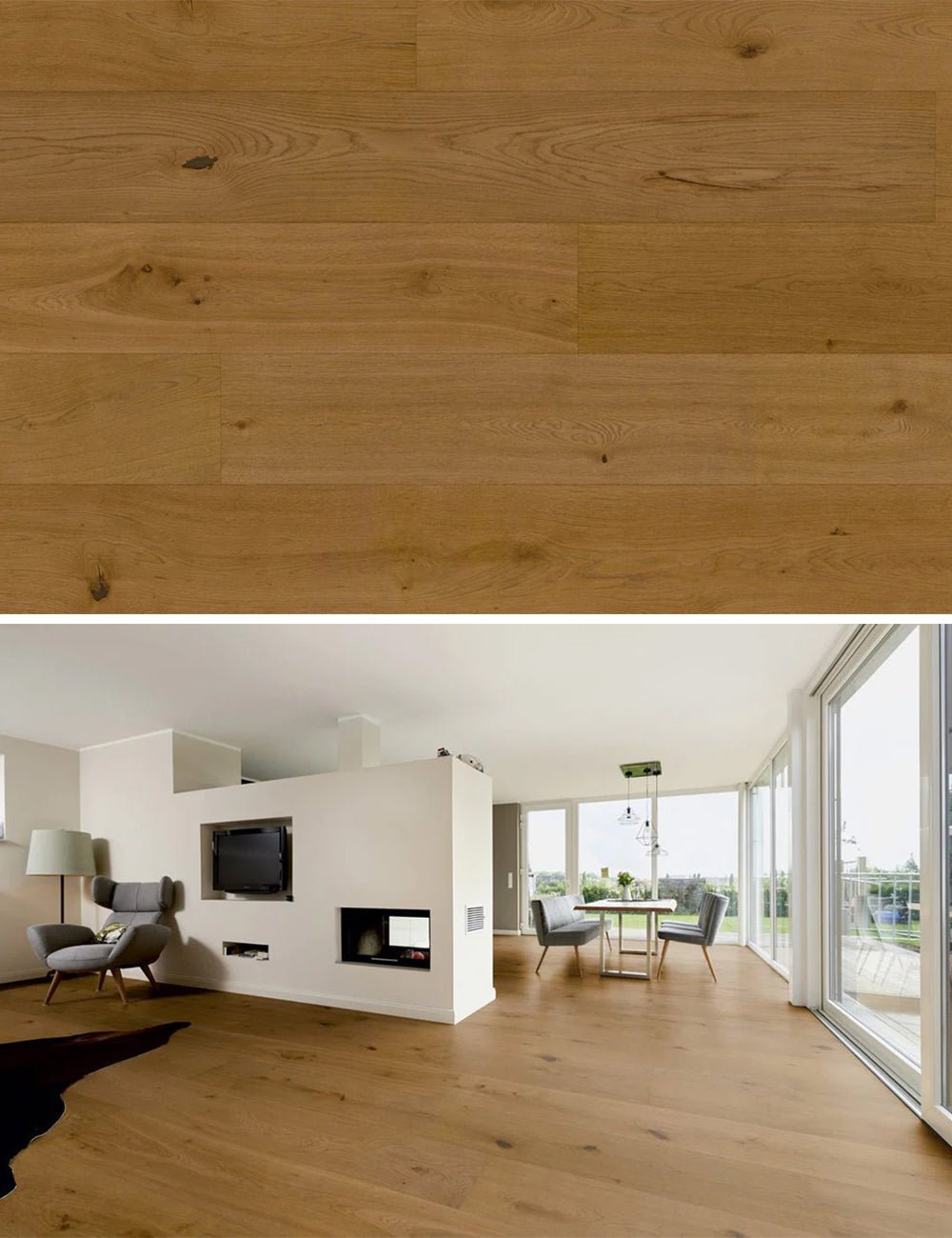 Floer Hybride Hout Gerookt Naturel Eiken Rustiek FLR-5009 - Solza.nl