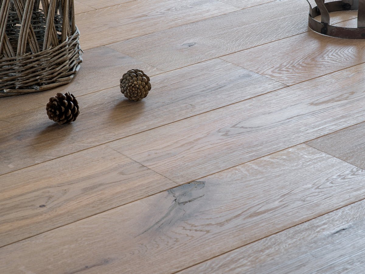 Floer Lamelparket Rustiek Eiken Multiplank Geborsteld & Wit Geolied - Solza.nl