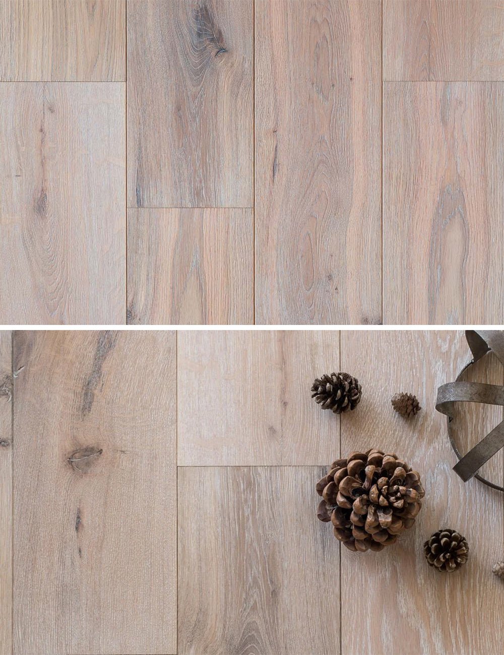 Floer Lamelparket Rustiek Eiken Multiplank Geborsteld & Wit Geolied - Houten Vloer - Solza.nl