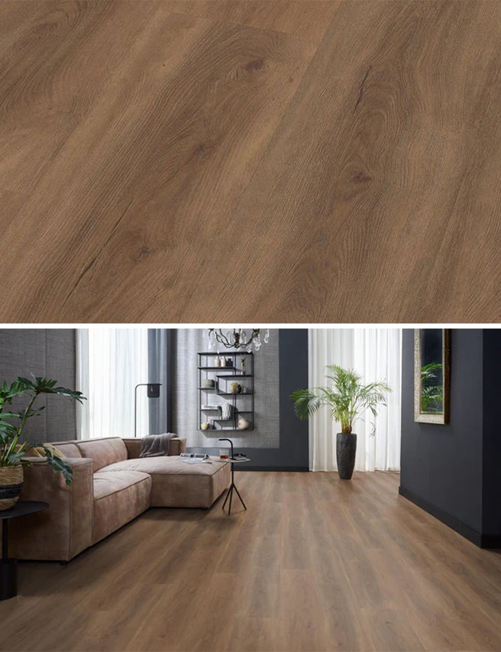 Floorlife Click PVC Parramatta Warm Brown 2532 SRC - Solza.nl