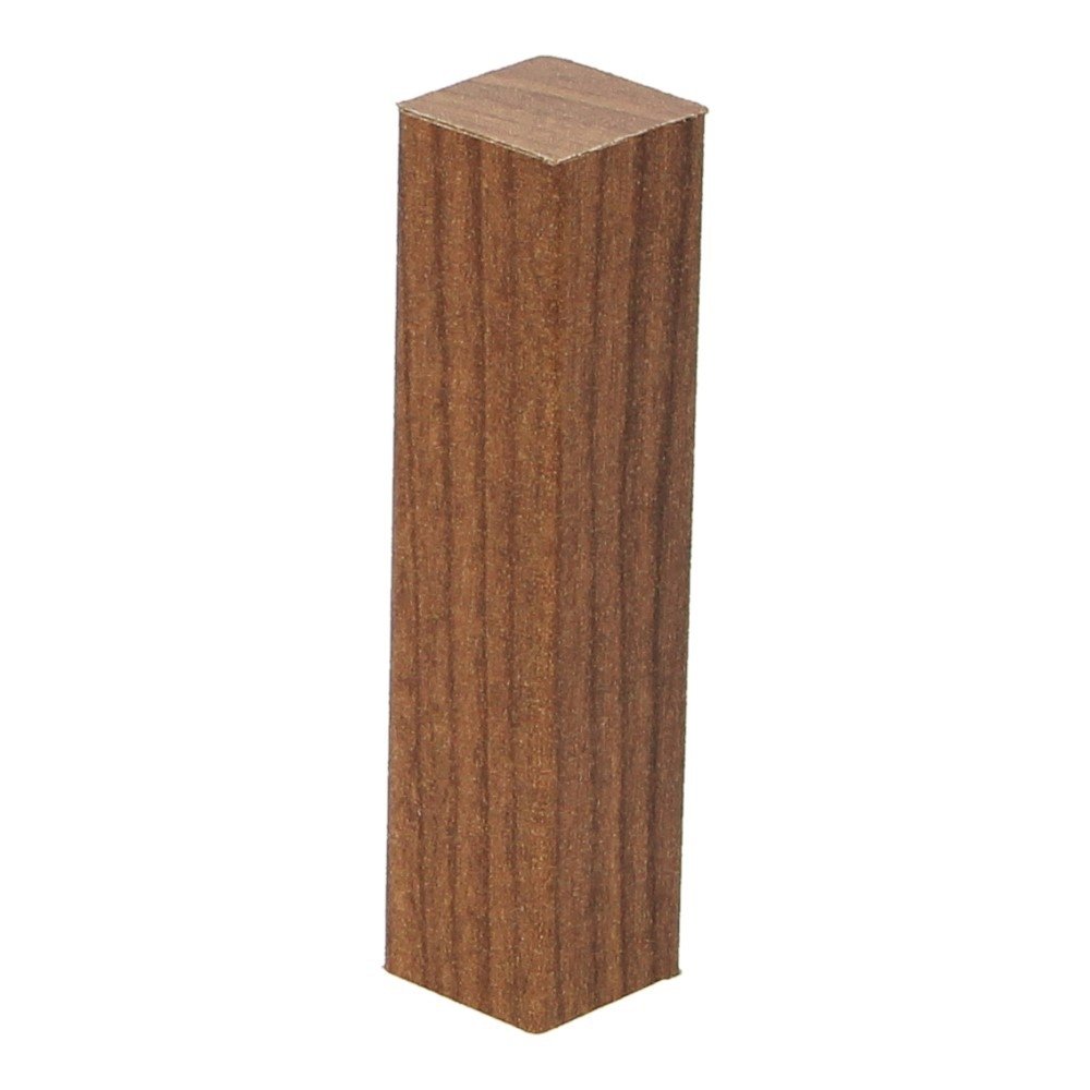 Hoek/Eindstuk Folie Walnoot per 4 stuks 27473 - Solza.nl