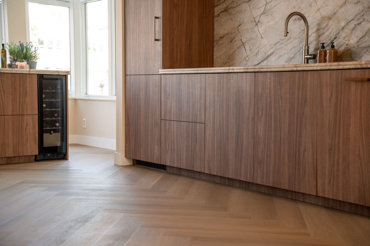 Parma Panna vloer van Solza: dé luxe walvisgraat PVC trend van nu - Solza.nl