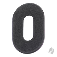 Rozet Ibiza Ovaal Gunmetal