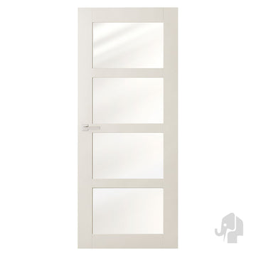 Austria Sense Productiedeur Bright-H804 Mat Glas – Binnendeur Wit - Solza.nl