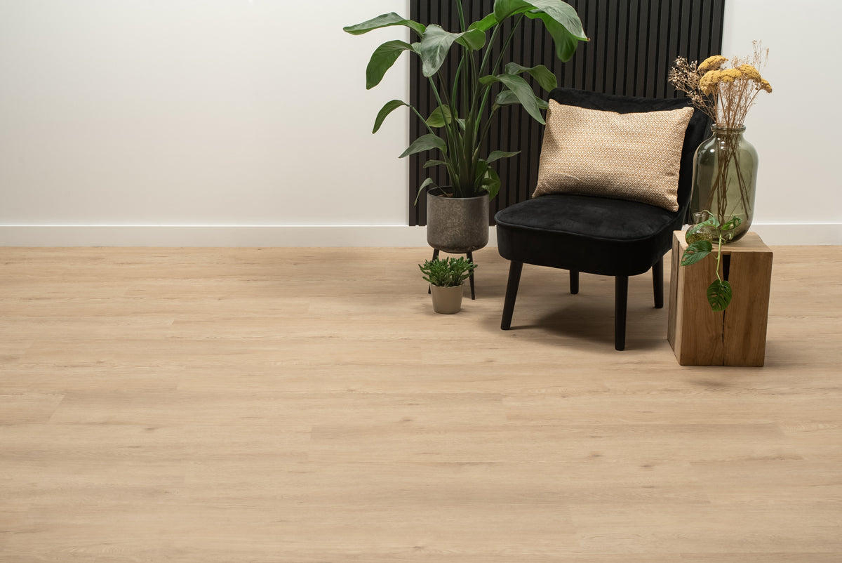 Floer Grolloo Grijsbeige Eiken FLR-3041 - Dorpen Plak PVC - MEGAMAT