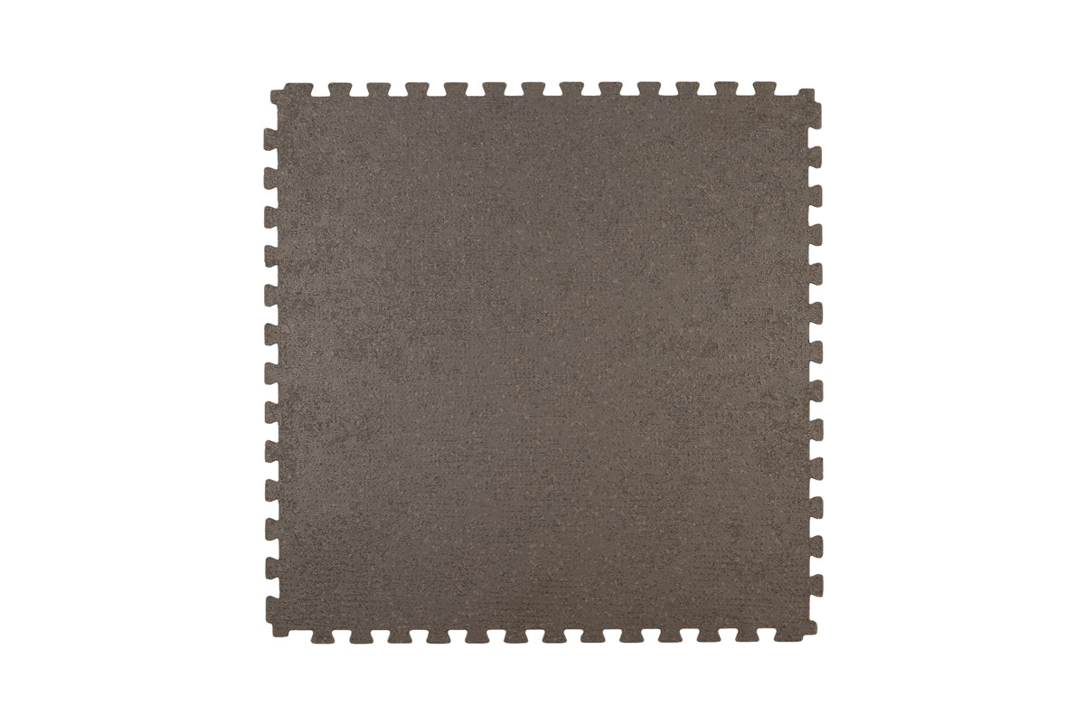 Floer STERC Aarde Taupe industriële click PVC tegel FLR-7200, bovenaanzicht tegel