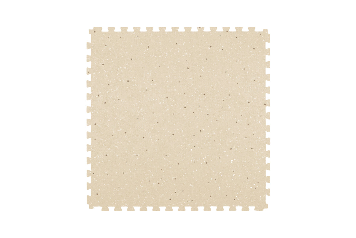 Floer STERC Duinzand Beige industriële click PVC tegel FLR-7206, bovenaanzicht tegel