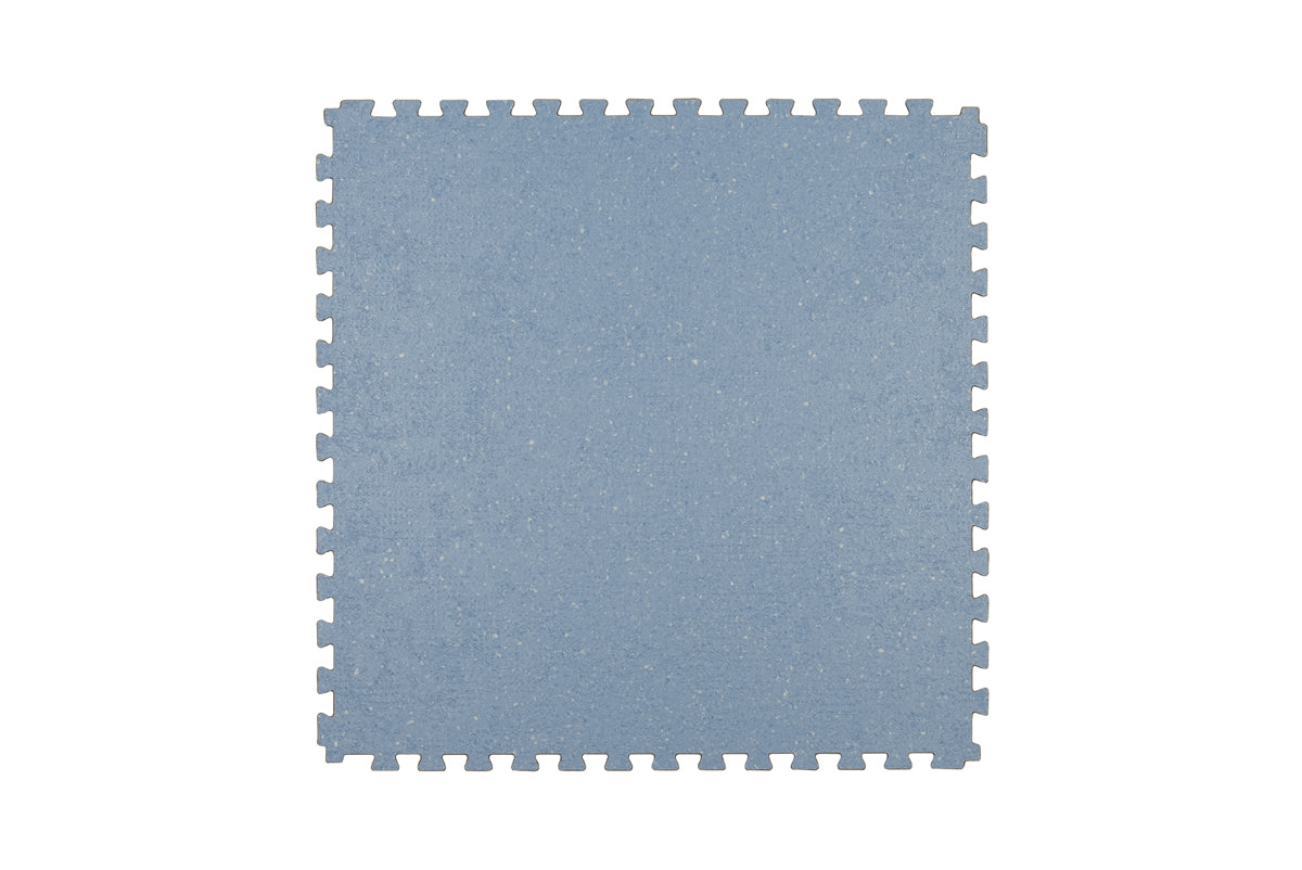 Floer STERC Oceaan Blauw industriële click PVC tegel FLR-7205, bovenaanzicht tegel