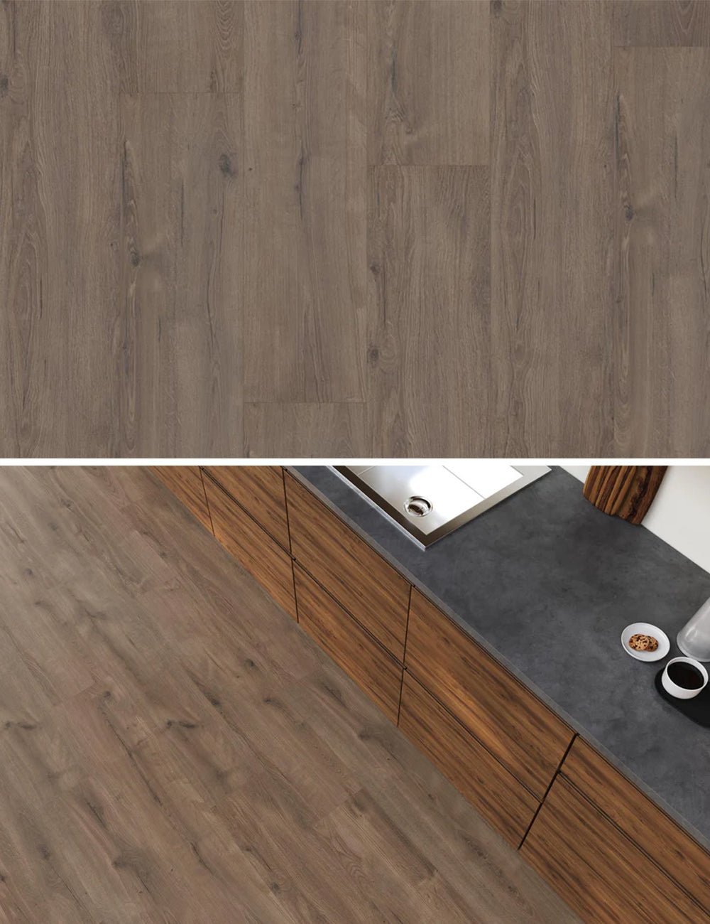 Ambiant Aachen Donkerbruin Eiken Laminaat - Solza.nl