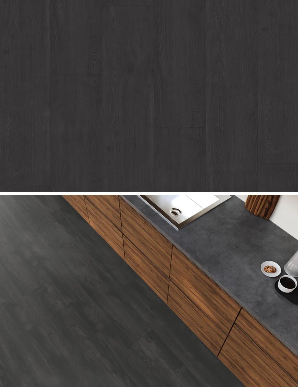 Ambiant Aachen Zwart Eiken Laminaat - Solza.nl