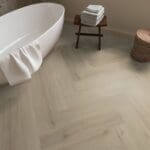 Ambiant Spigato XL Valento Beige Walvisgraat Dryback PVC - 6080101219 - Solza.nl