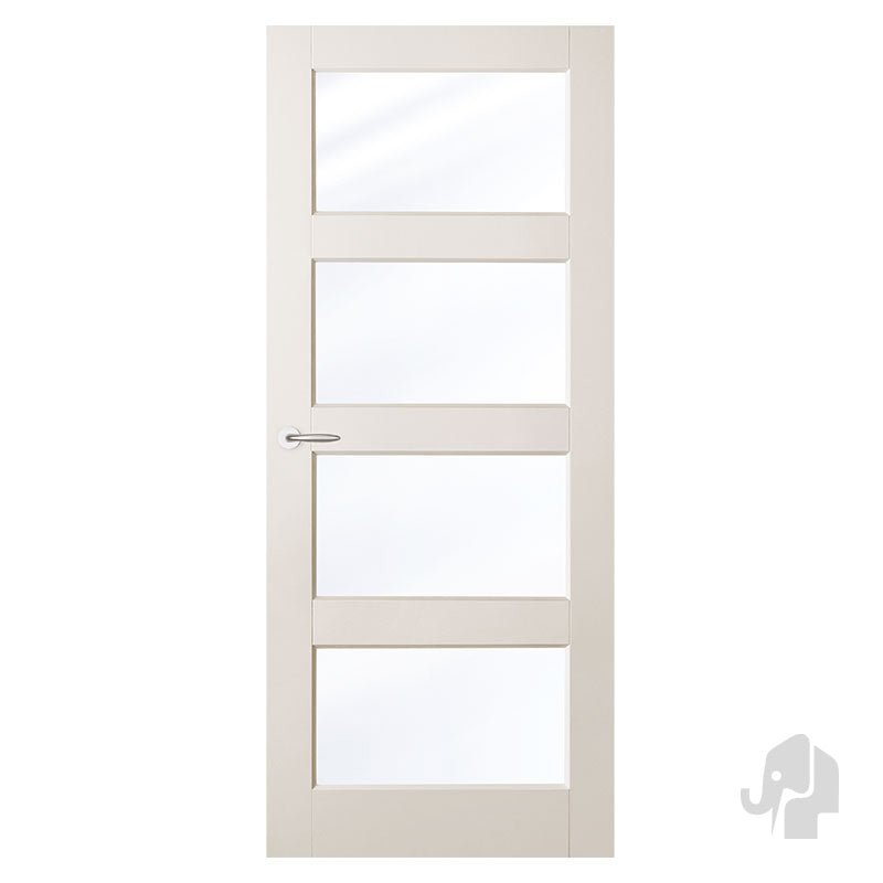 Austria Balance Jersey Blank Facet Glas – Binnendeur Wit - Solza.nl