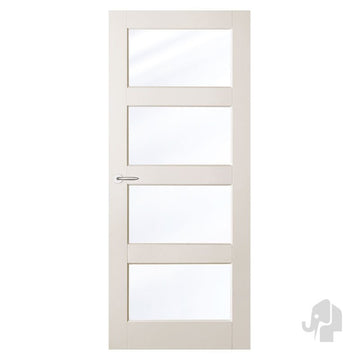 Austria Balance Jersey Half Mat Glas – Binnendeur Wit - Solza.nl