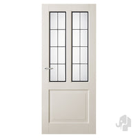 Austria Balance New York Blank Facet Glas – Binnendeur Wit - Solza.nl