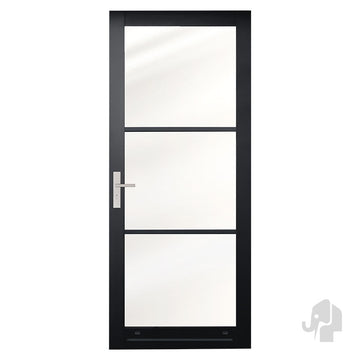 Austria Maatwerk Productie Balkondeur Nero Exteriore Genova Incl. Gemonteerd HR++ Isolatieglas – Binnendeur - Solza.nl