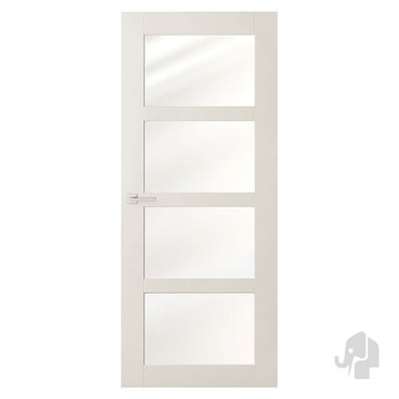 Austria Sense Productiedeur Bright-H804 Mat Glas – Binnendeur Wit - Solza.nl