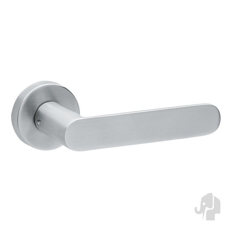 Deurkruk Beatus IV Rond Mat RVS - Solza.nl