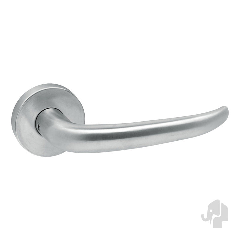 Deurkruk Beatus IX Rond Mat RVS - Solza.nl
