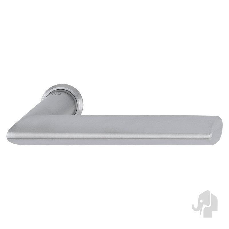 Deurkruk Mini-rozette Acciaio Veneto Mat RVS - Solza.nl