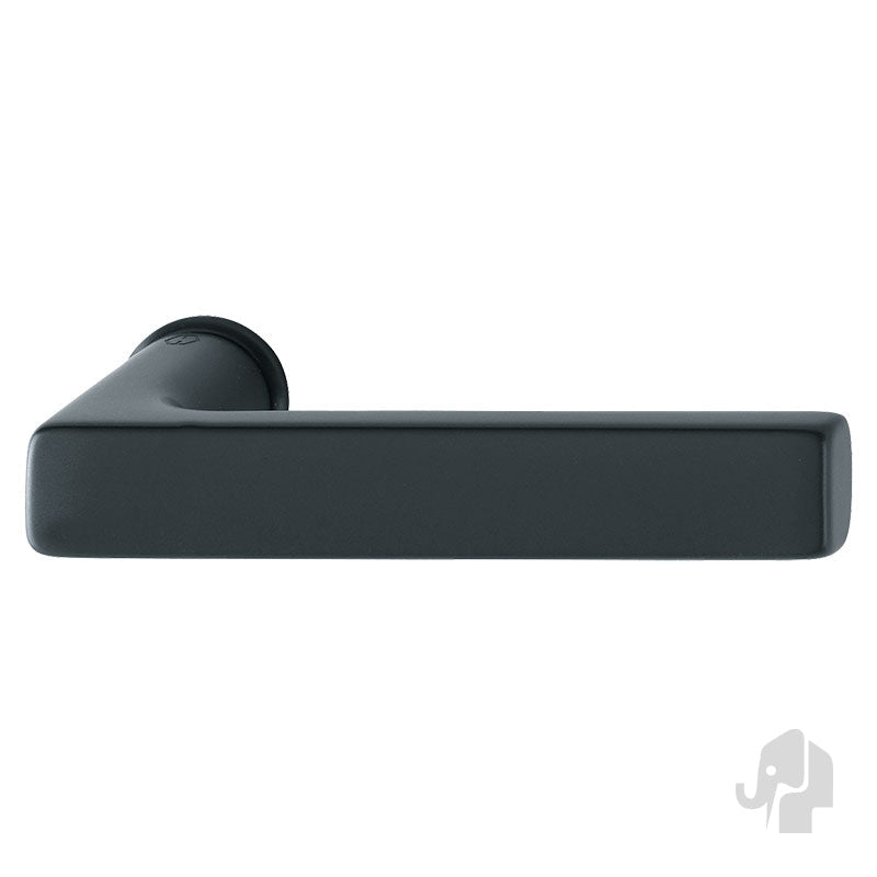 Deurkruk Mini-rozette Nero Sicilia Mat zwart - Solza.nl