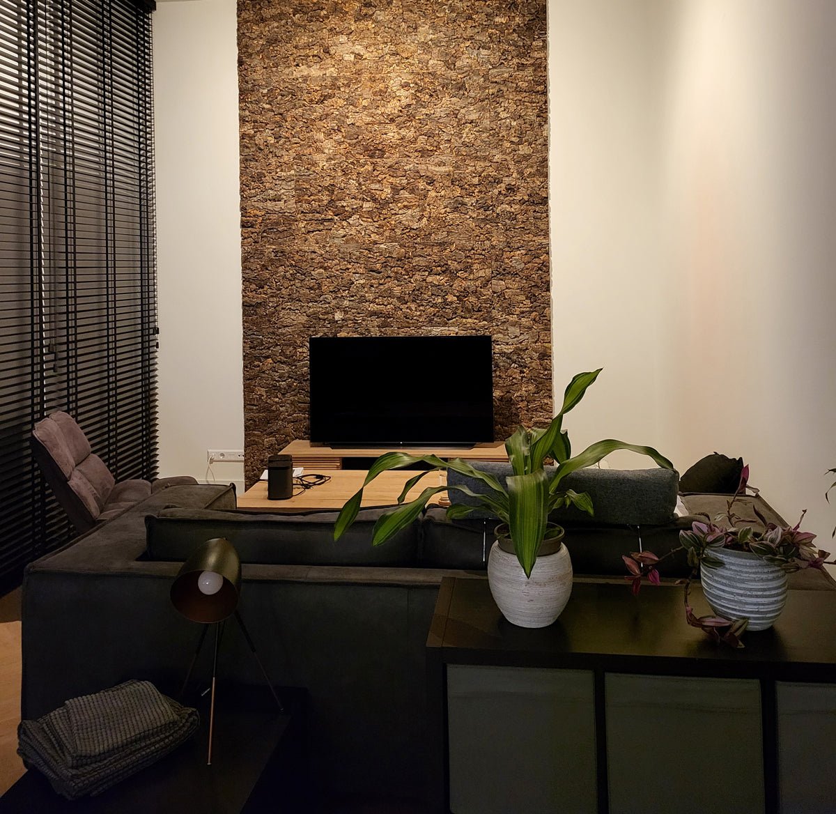Floer Acoustic Cork Wall Panels Bark Untreated 90x60cm FLR-9040