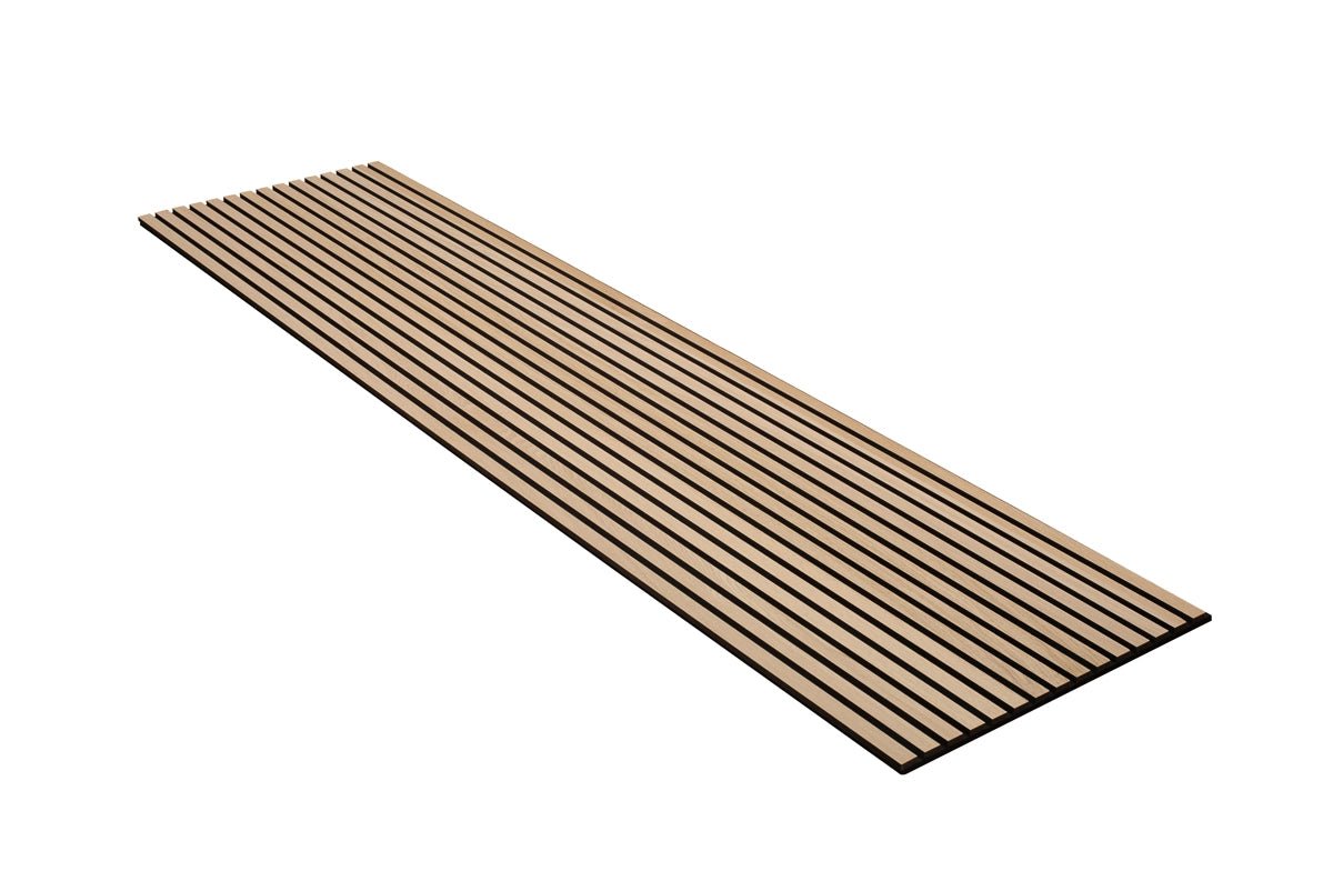 Floer Akupanel Wandpanelen Beige Eiken - 240 x 60 cm - Akoestische Panelen - Solza.nl