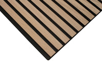 Floer Akupanel Wandpanelen Beige Eiken - 240 x 60 cm - Akoestische Panelen - Solza.nl