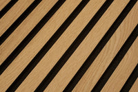 Floer Akupanel Wandpanelen Naturel Eiken - 240 x 60 cm - Akoestische Panelen - Solza.nl