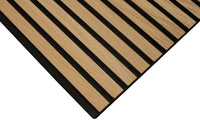 Floer Akupanel Wandpanelen Naturel Eiken - 240 x 60 cm - Akoestische Panelen - Solza.nl