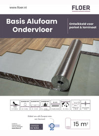 Floer Basis Alufoam Ondervloer (15m2) - FLR-9001 - t.b.v. laminaat en parket