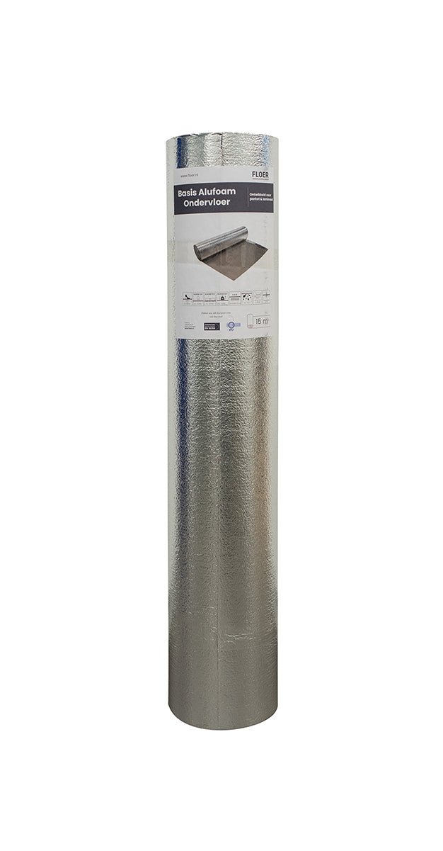 Floer Basis Alufoam Ondervloer (15m2) - FLR-9001 - t.b.v. laminaat en parket