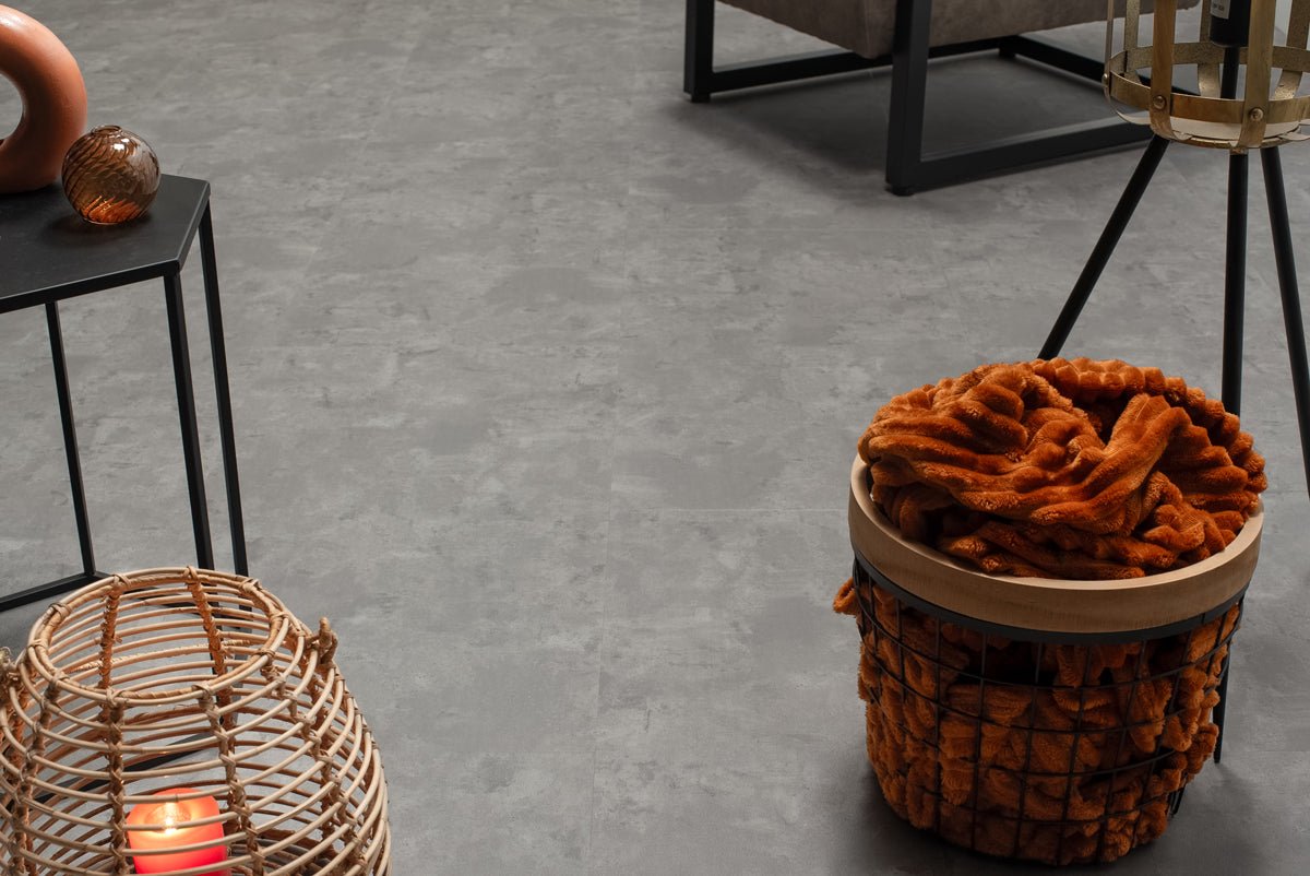 Floer Betonlook Beige Tegel Click PVC FLR - 3801 - Solza.nl