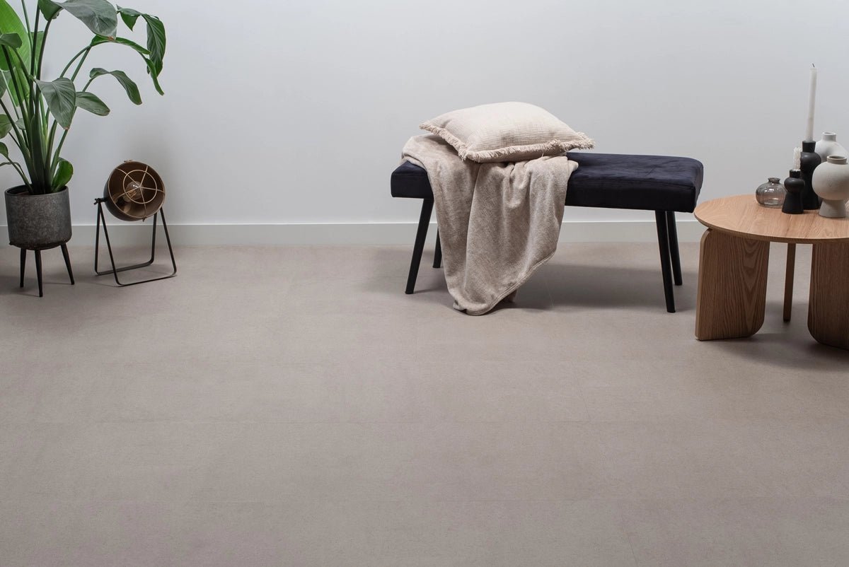 Floer Betonlook Greige Tegel PVC MEGAMAT FLR - 3612 - Solza.nl