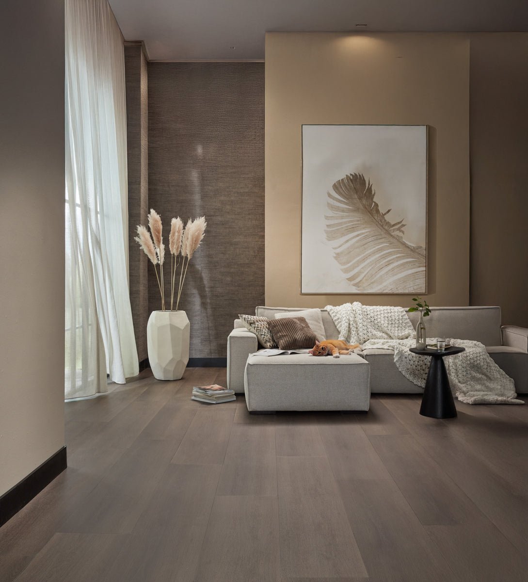 Floer Donkere Eik Landhuis Click PVC FLR - 3757 - Solza.nl