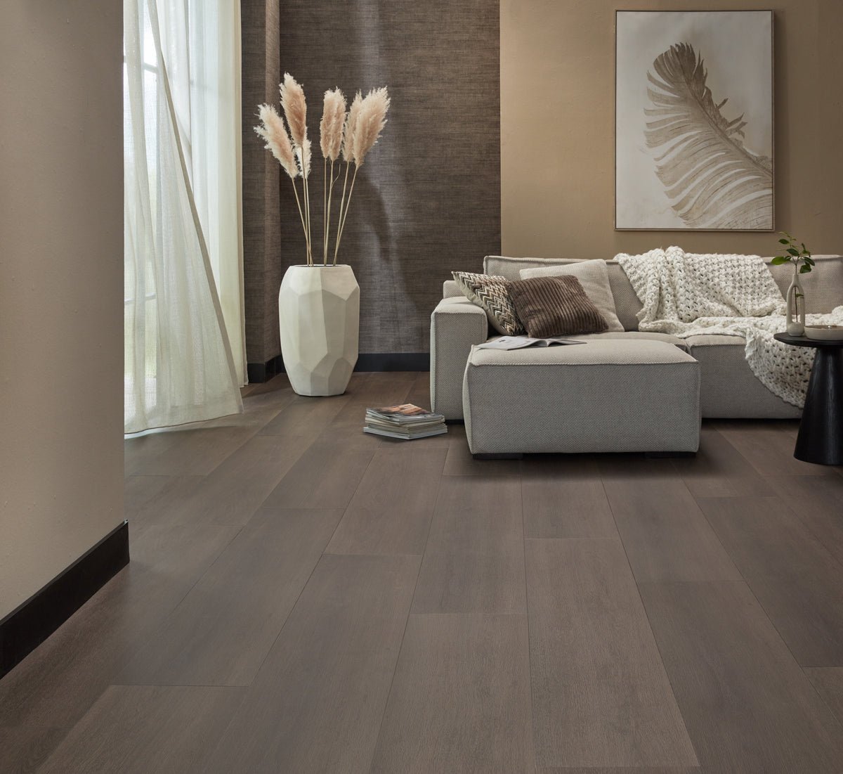 Floer Donkere Eik Landhuis Click PVC FLR - 3757 - Solza.nl