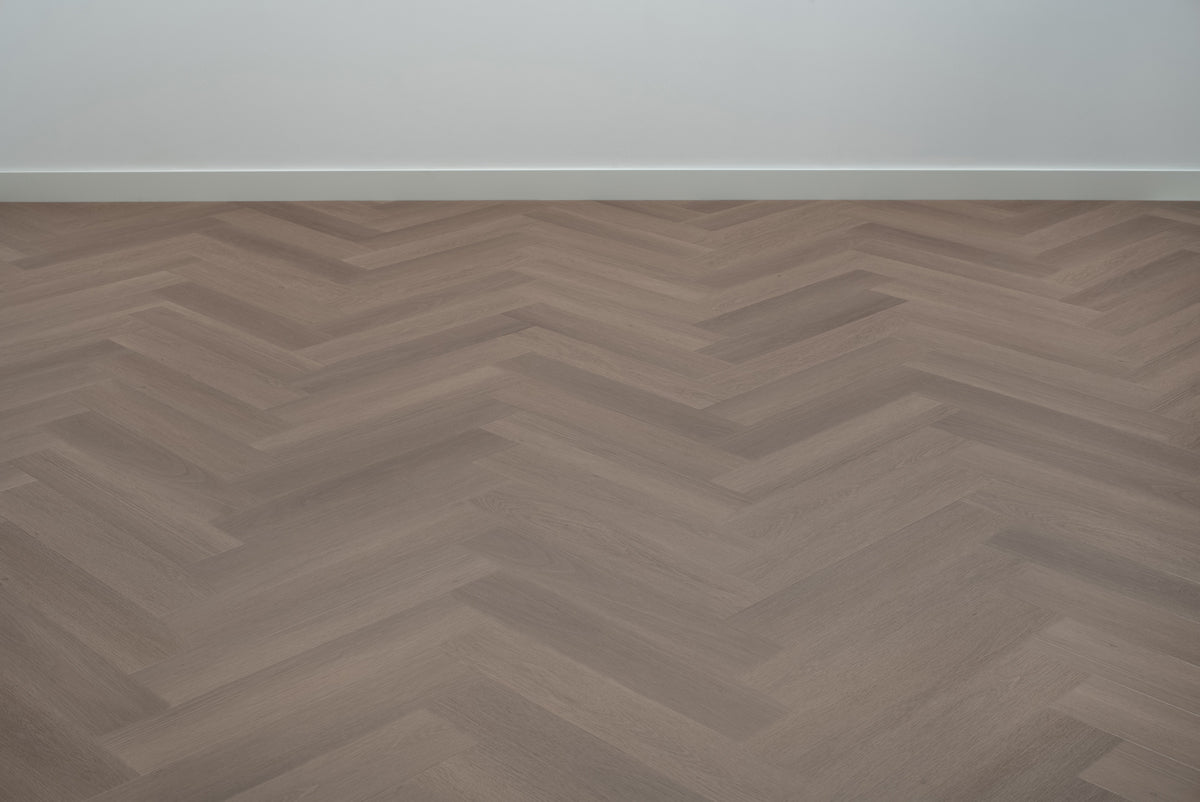 Floer Greige Eiken Visgraat Click PVC FLR - 3930 - Solza.nl