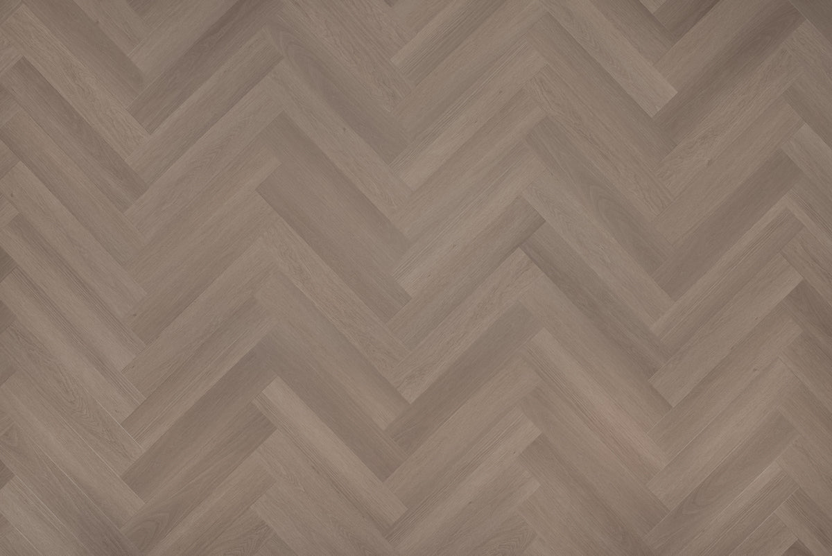 Floer Greige Eiken Visgraat Plak PVC FLR - 3511 - Solza.nl