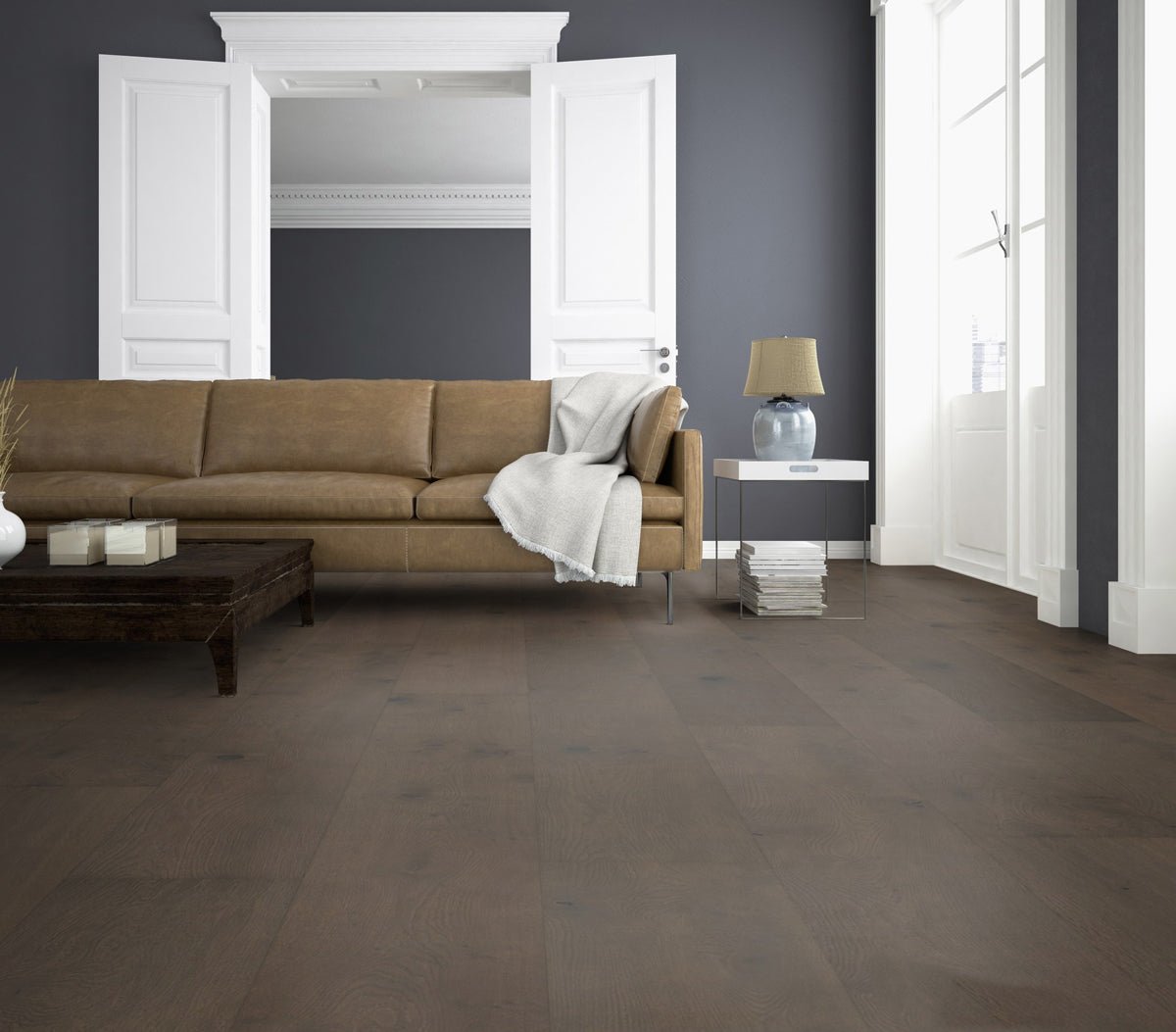Floer Hybride Hout Zwart Eiken Rustiek FLR-5012