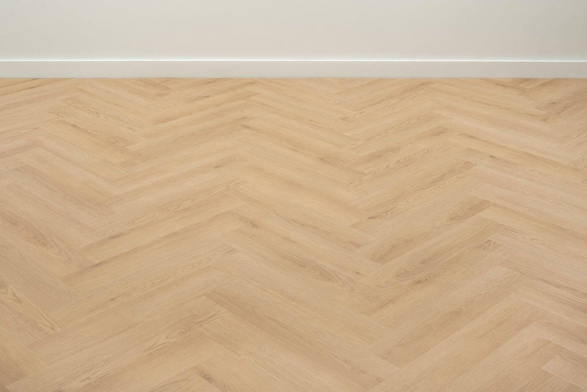 Floer Natuur Eiken Visgraat Click PVC FLR - 3933 - Solza.nl