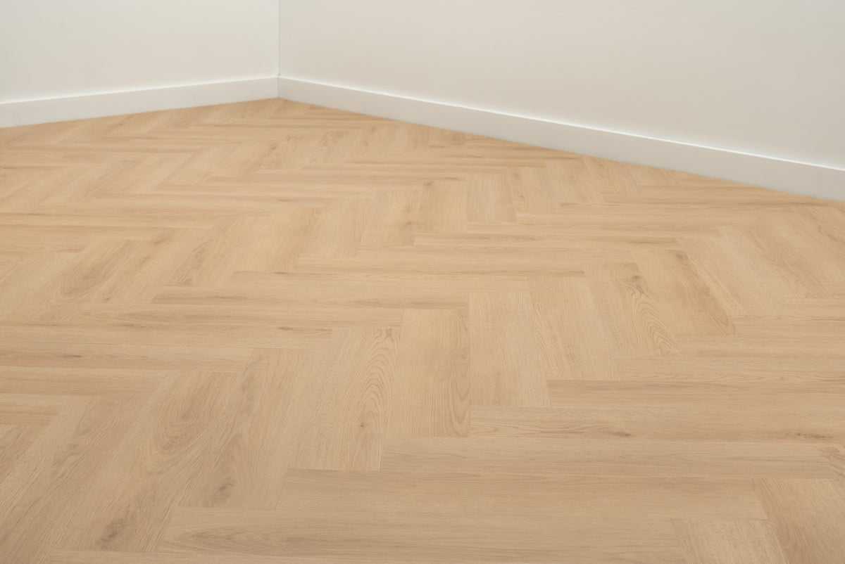 Floer Natuur Eiken Visgraat Click PVC FLR - 3933 - Solza.nl