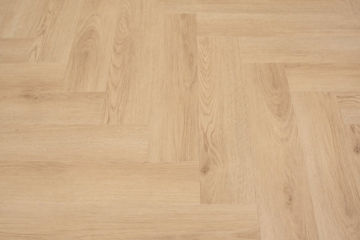 Floer Natuur Eiken Visgraat Click PVC FLR - 3933 - Solza.nl