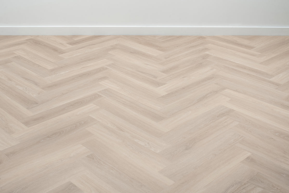Floer Puur Eiken Visgraat Click PVC FLR - 3932 - Solza.nl