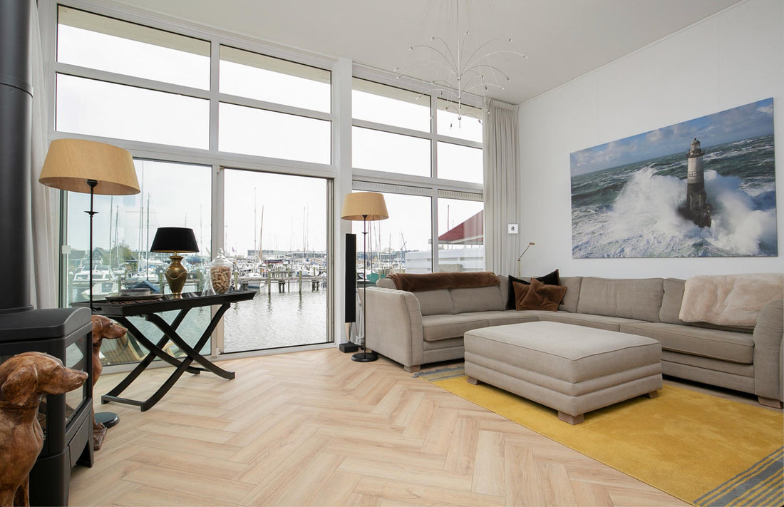 Floer Visgraat Laminaat Onbehandeld Eiken Fastclick FLR - 1606 - Solza.nl