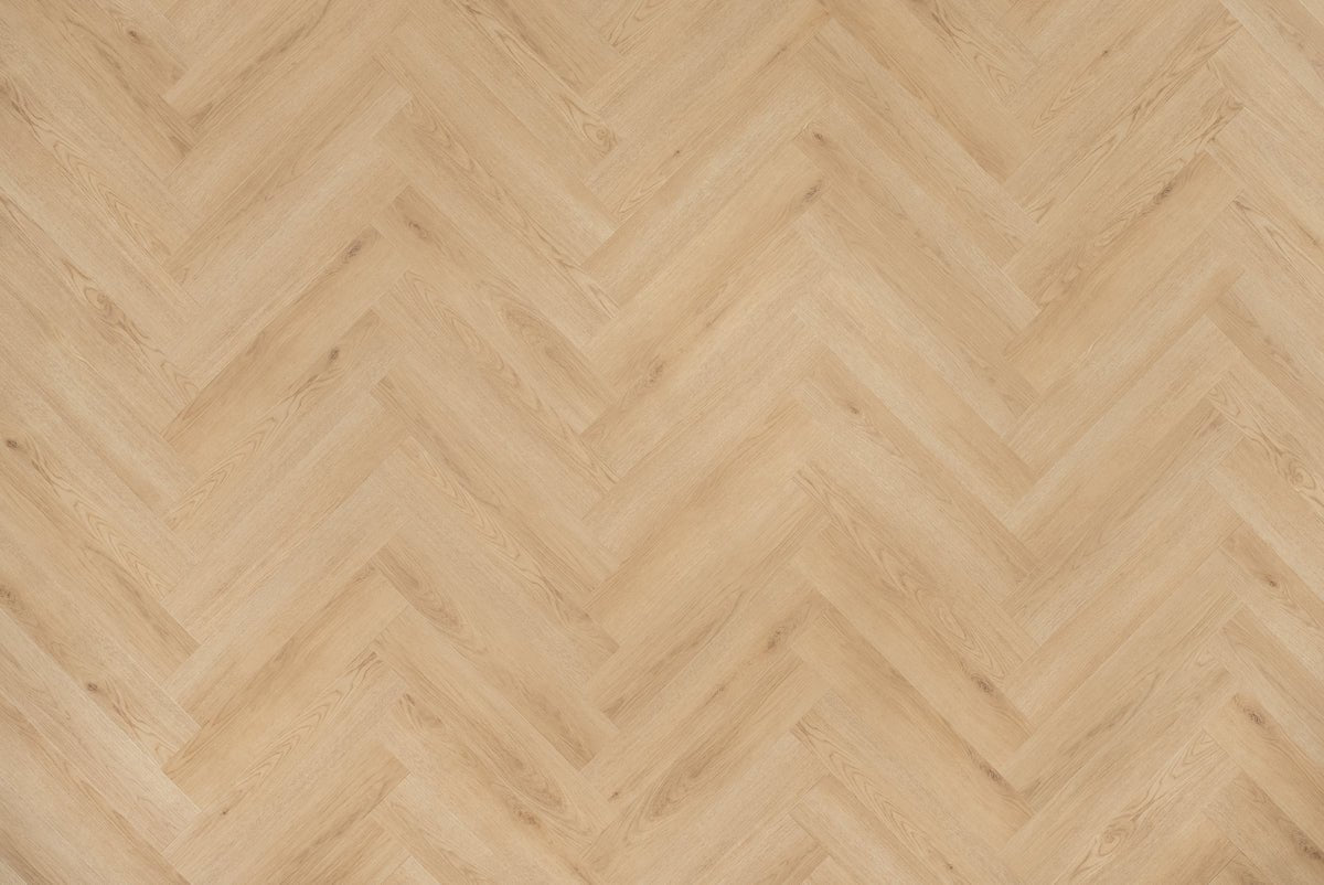 Floer Visgraat PVC Natuur Eiken FLR-3513 MEGAMAT - Bryde Bruin Visgraat