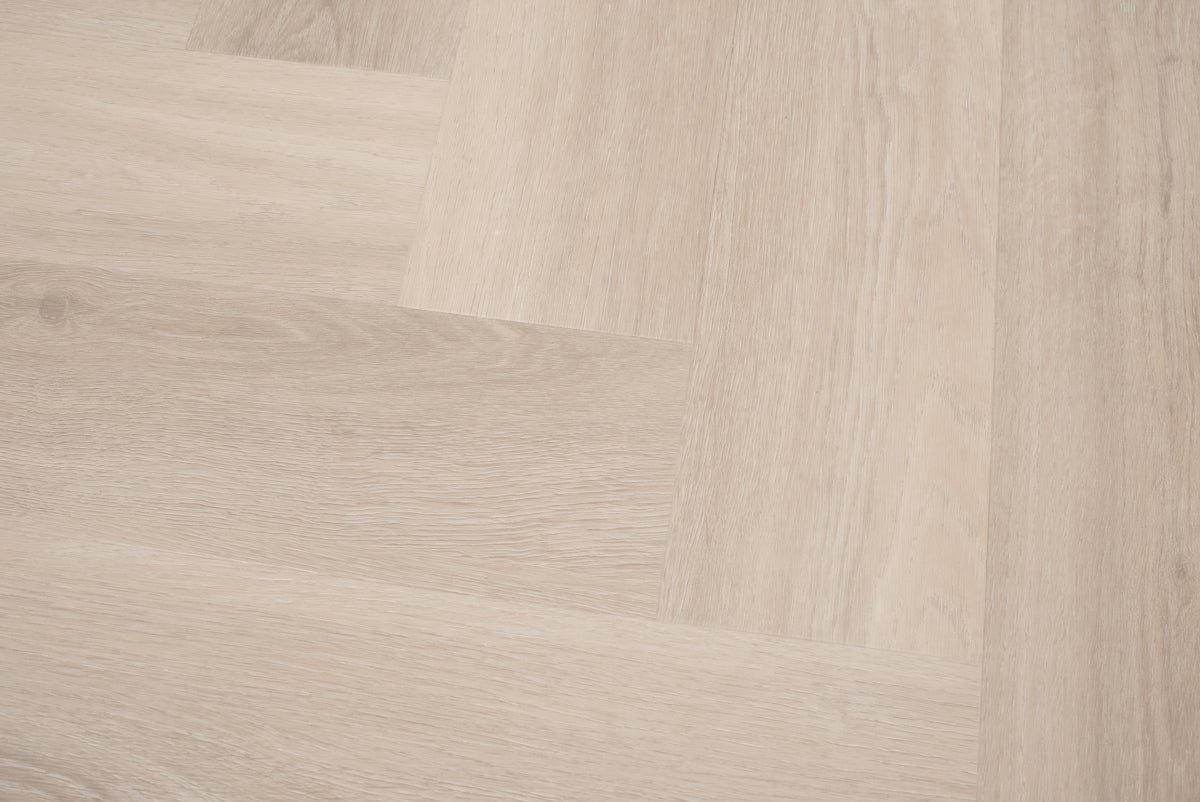 Floer Visgraat PVC Puur Eiken FLR-3514 MEGAMAT - Orka Onbehandeld Visgraat