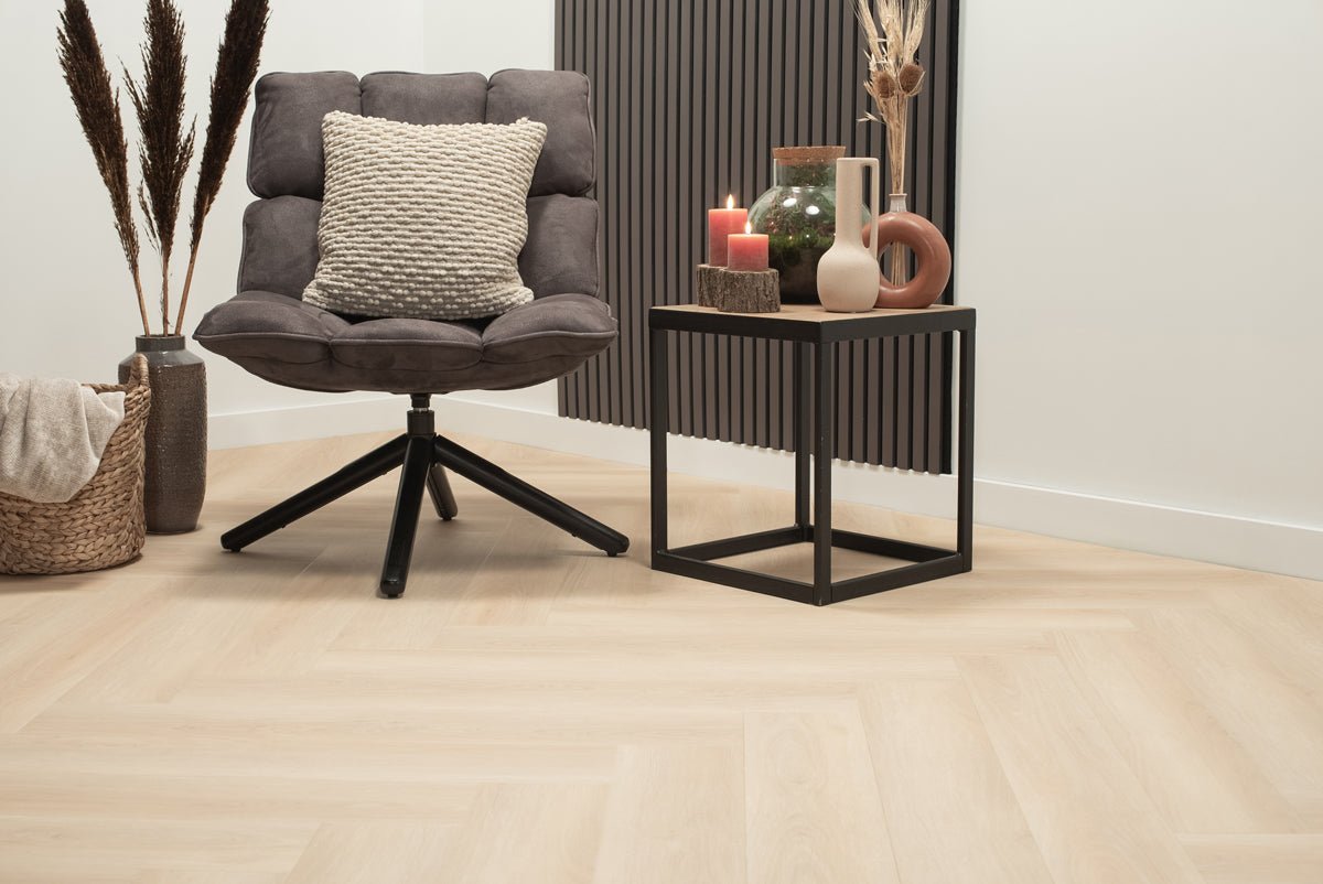 Floer Walvisgraat Click PVC Balein Beige FLR-3910 - MEGAMAT