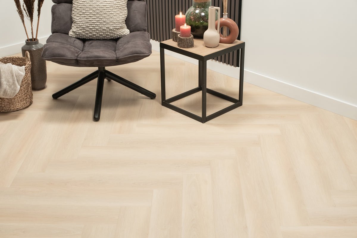 Floer Walvisgraat Click PVC Balein Beige FLR-3910 - MEGAMAT